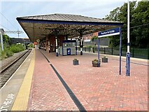 SD3439 : Poulton-le-Fylde railway station, Lancashire by Nigel Thompson