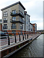 Canalside apartments near Hanley, Stoke-on-Trent