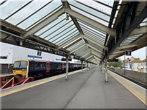 SY6779 : Weymouth railway station by Andrew Abbott