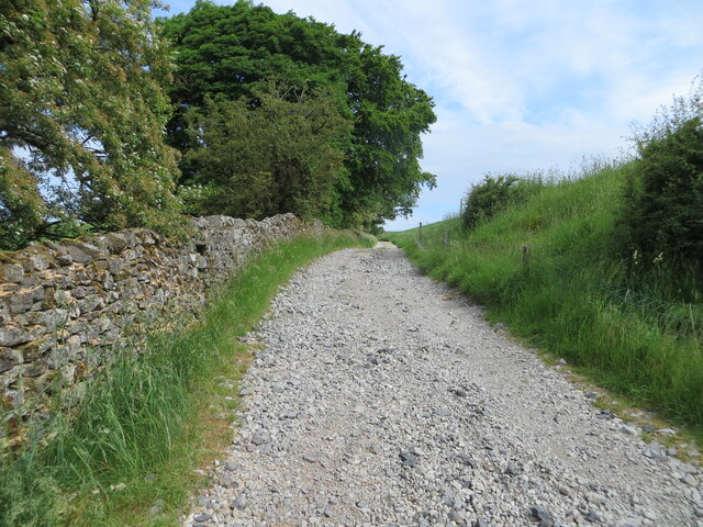 Bridleway track that goes to Cold Coniston