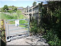 Two gates on the footpath off Ladywell