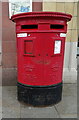 Double aperture Elizabethan postbox on High Street, Montrose