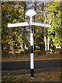 Direction Sign ? Signpost on Station Road, Felsted