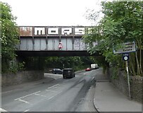 ST6174 : Bridge, carrying disused railway line over Rose Green Road by Roger Cornfoot