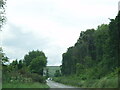 The A862 approaching Dingwall