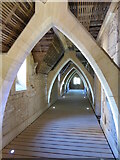 SO8001 : Woodchester Mansion - top floor south corridor by Chris Allen
