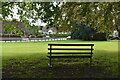 Bench overlooking The Green