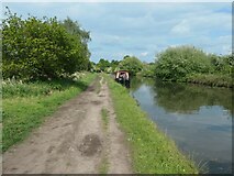 SJ7387 : Moored narrowboat, Bridgewater canal by Christine Johnstone