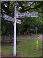 Direction Sign ? Signpost on Mulberry Green in Harlow