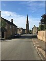 Distant view of Stanion Church