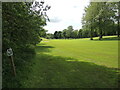 A footpath right through the fairways