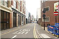 View up Singer Street from Tabernacle Street