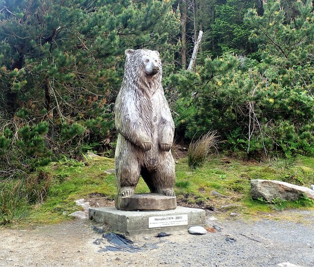 Hercules the Grizzly Bear Statue