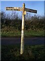 Direction Sign ? Signpost near Kentishes Farm in Stisted parish