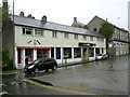 Barbers, betting shop and bus stop