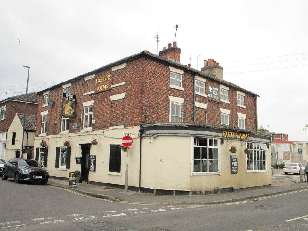 Exeter Arms pub at junction of Exeter... © El Loco :: Geograph Britain ...