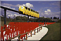 NZ2361 : National Garden Festival, Gateshead - Red Army and monorail by Chris Allen