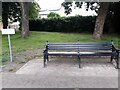 SE2435 : The natter bench in Bramley Park by Stephen Craven