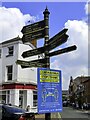 Signpost on High Street