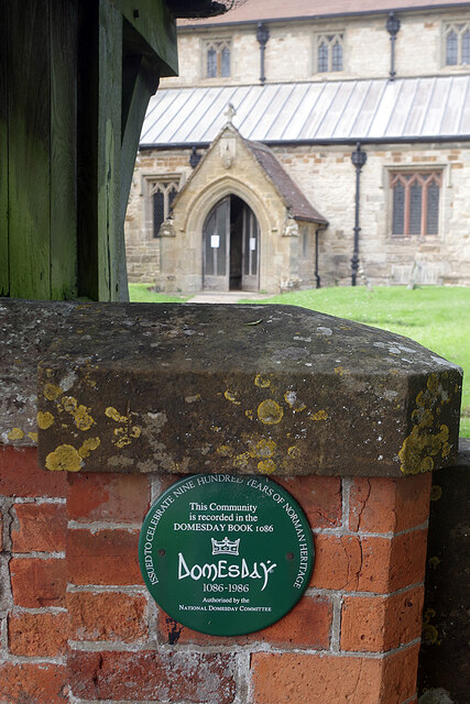 Ladbroke Church and Domesday Plaque