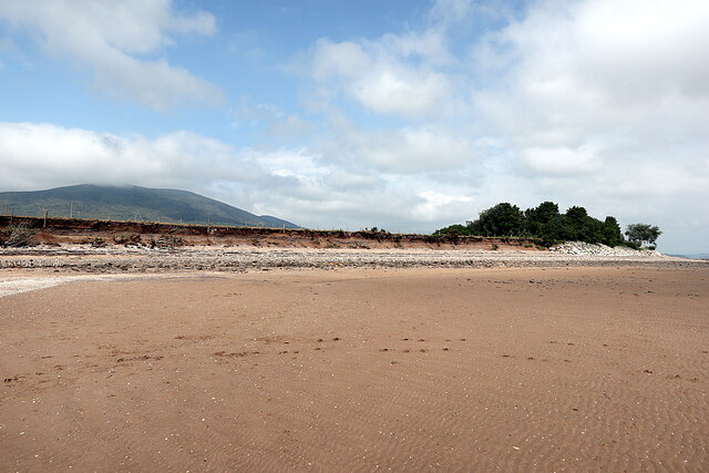 Coastal erosion south of Carsethorn