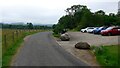 Small car park by the road to Dalrannoch