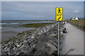 G6035 : Keep Left sign, Strandhill Beach by Rossographer