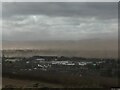 Sand storm over Forfar