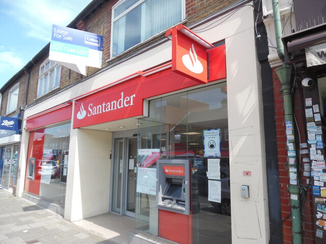 Santander Bank branch in South Harrow