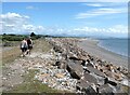 Wales Coast Path overlooking Traeth Crugan