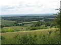 View from Chilterns scarp to Aylesbury Plain