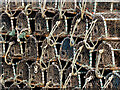 TA1866 : Stacked Crab Pots at Bridlington Harbour by Andy Beecroft