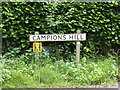 Campions Hill sign