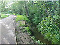 Stream along north side of recreation ground, Maidenbower