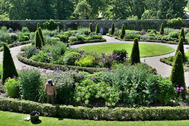 Aberglasney Garden: The 'Upper Walled... © Michael Garlick :: Geograph ...