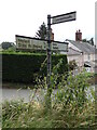 Signpost on Bures Road