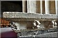 Caerphilly Castle: Ballflower decoration in the Great Hall