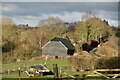 Weatherboarded barn