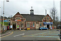 Bushey station, building on east side of railway