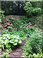 Garden with stepping stones, Whinfell Quarry Garden, Whirlow, Sheffield