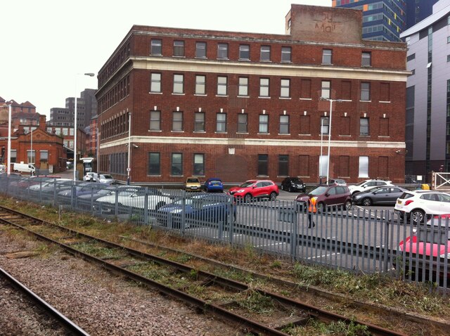 Royal Mail building, viewed from Leicester railway station