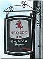 Sign for the Red Lion