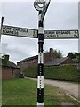 Direction Sign ? Signpost at Dykesfield in Burgh by Sands parish