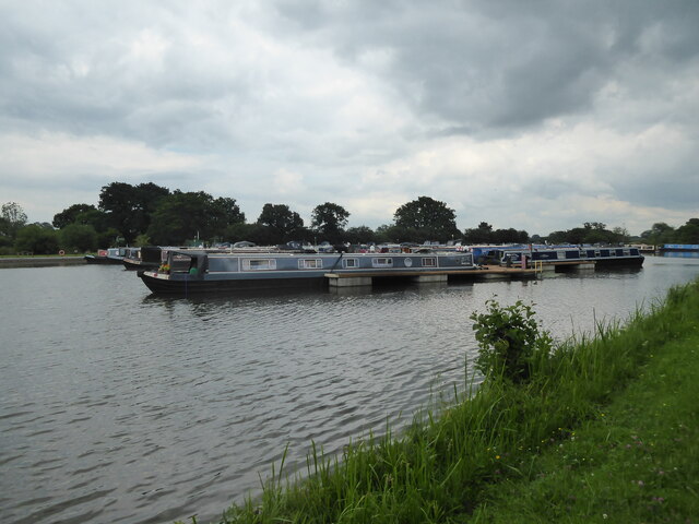 Part of the marina on the Prees branch of the Ellesmere Canal