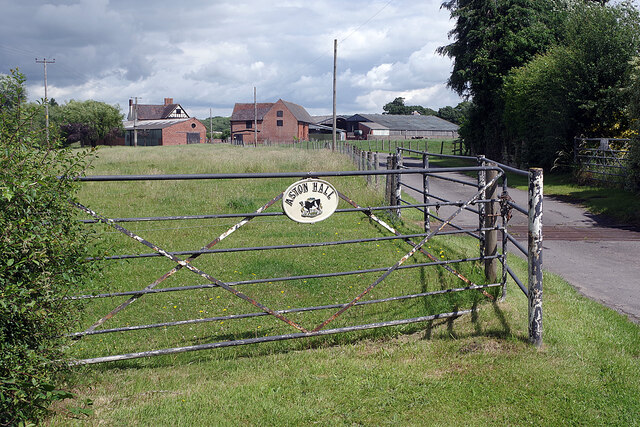 Gate to Aston Hall