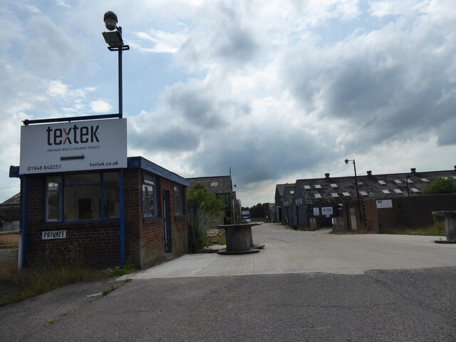 Abandoned industrial estate in Prees