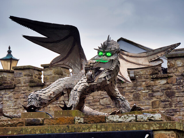 Dragon Sculpture at the Forbidden Corner © David Dixon :: Geograph ...