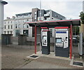 Ticket machines on Cardiff Bay railway station