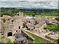 SE1287 : A View of Middleham from the Castle by David Dixon