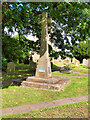 SE1287 : Middleham War Memorial, St Mary's Churchyard by David Dixon